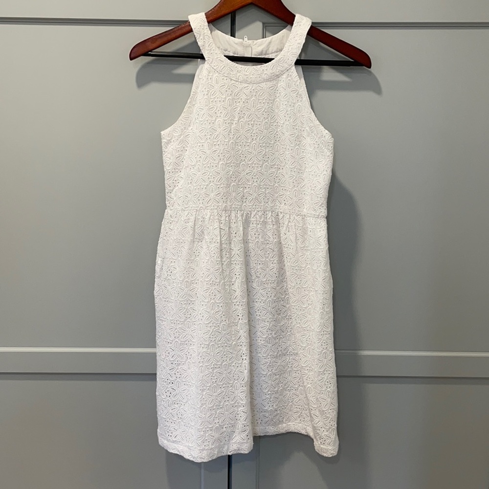 Vineyard Vines White Eyelet dress